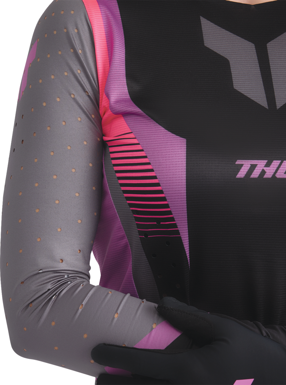 Thor Wmn Sportmode Velocity Blk/orc Jersey