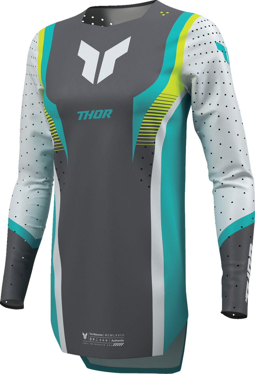Thor Wmn Sportmode Velocity Gy/aq Jersey