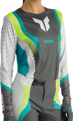 Thor Wmn Sportmode Velocity Gy/aq Jersey