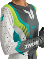 Thor Wmn Sportmode Velocity Gy/aq Jersey