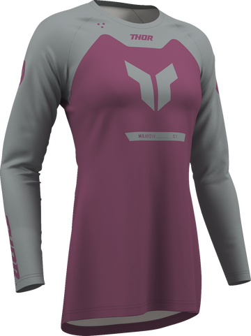 Thor Womens Ridemode Menace Purple/gray Jersey