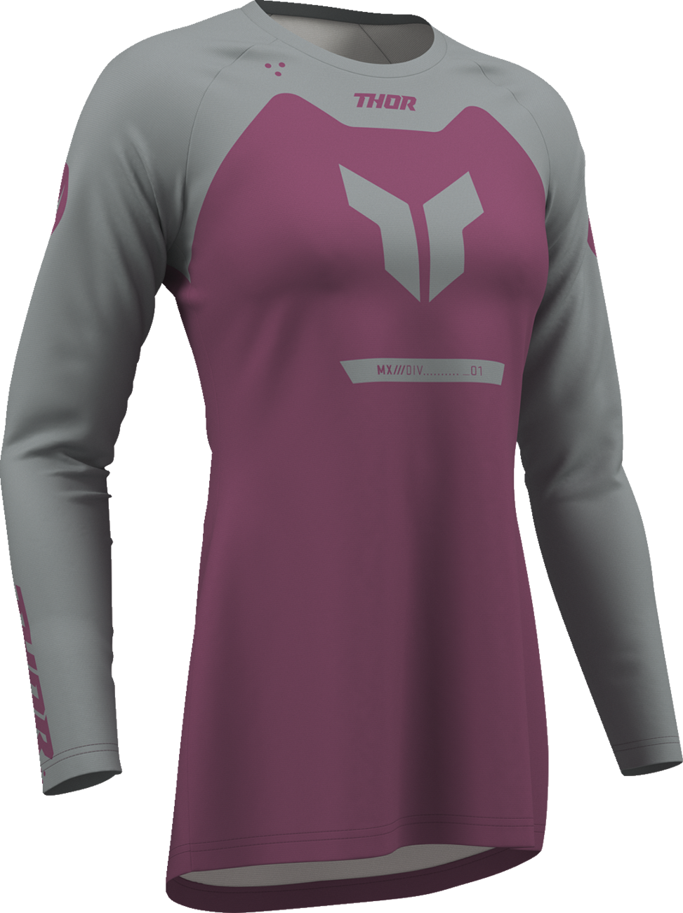 Thor Womens Ridemode Menace Purple/gray Jersey