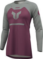 Thor Womens Ridemode Menace Purple/gray Jersey