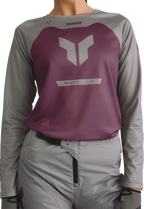 Thor Womens Ridemode Menace Purple/gray Jersey