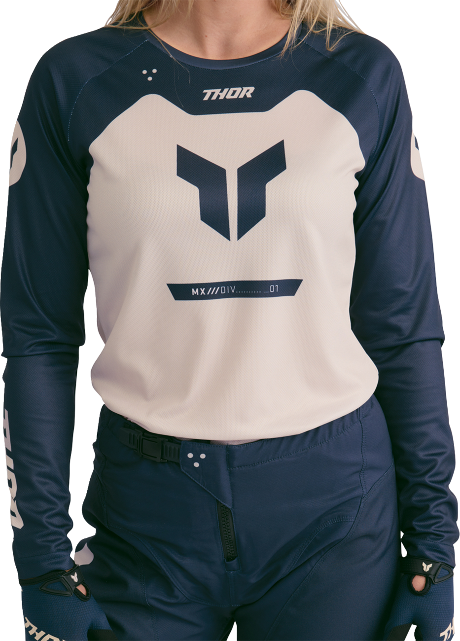 Thor Womens Ridemode Menace Midnight/dust Jersey