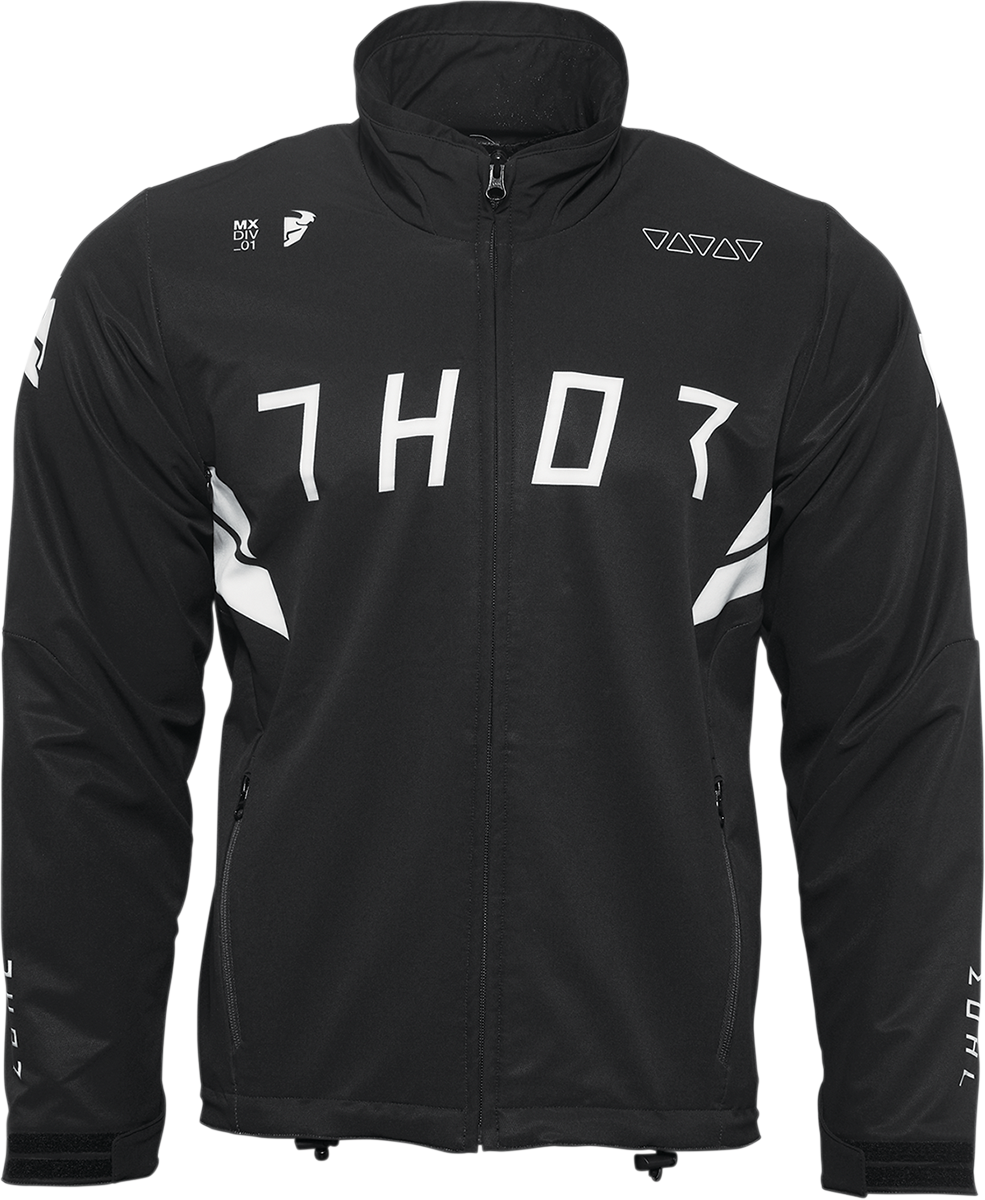 Thor Warmup Jacket - Black/White