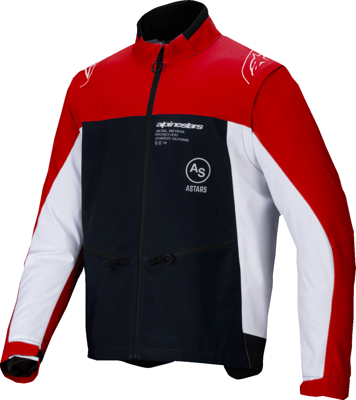 ALPINESTARS Lite-Dura Softshell Jacket - Black/Red/White - Medium