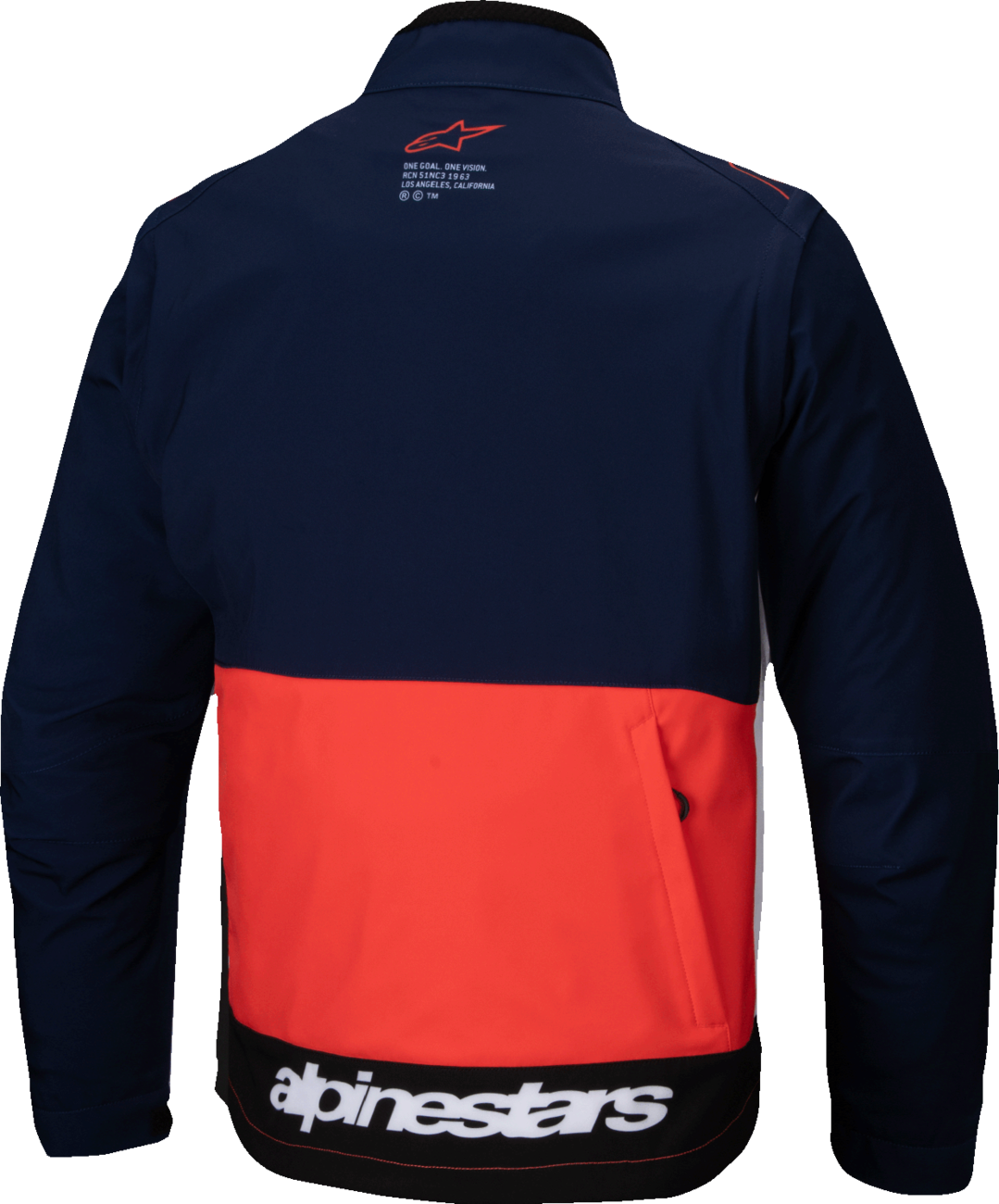 ALPINESTARS Lite-Dura Softshell Jacket - Navy/Orange/White - Medium