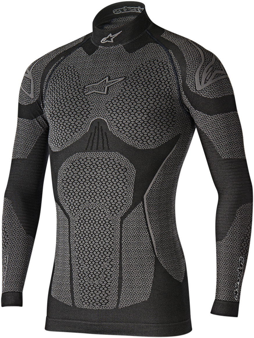 ALPINESTARS Ride Tech Winter Long-Sleeve Underwear Top - Black/Gray - XL/2XL