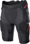 ALPINESTARS Bionic Pro Protection Shorts - Black/Red - 2XL