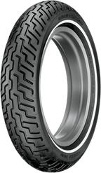DUNLOP Tire - D402 - Front - MT90-16 - Narrow Whitewall - 72H