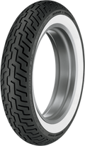 DUNLOP Tire - D402 - Front - MT90-16 - Wide Whitewall - 72H