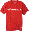 Factory Effex Tee Honda Horizntl - Red