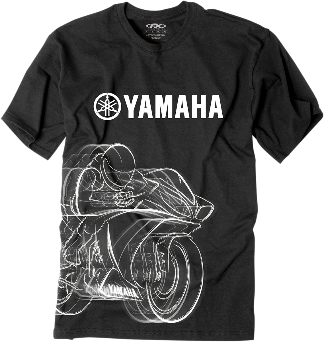 Factory Effex Tee Yamaha R1 Black