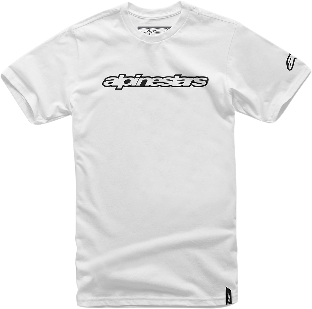 ALPINESTARS Wordmark T-Shirt - White/Black - 2XL