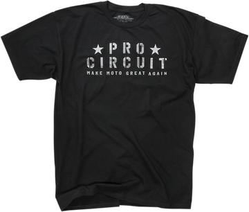 PRO CIRCUIT Flag T-Shirt - Black - Large