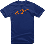 ALPINESTARS Ageless T-Shirt - Navy/Orange - XL