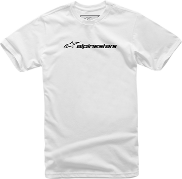 ALPINESTARS Linear T-Shirt - White/Black - 2XL