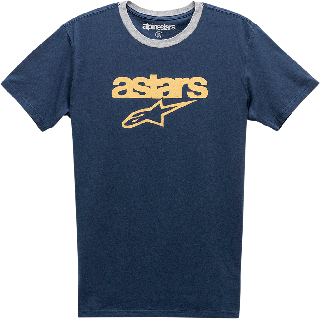 ALPINESTARS Match T-Shirt - Navy/Heather Gray - Medium
