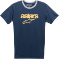 ALPINESTARS Match T-Shirt - Navy/Heather Gray - Medium