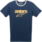 ALPINESTARS Match T-Shirt - Navy/Heather Gray - Medium