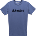ALPINESTARS Heritage Word T-Shirt - Blue - XL