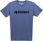 ALPINESTARS Heritage Word T-Shirt - Blue - XL