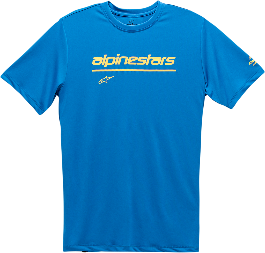 ALPINESTARS Tech Line Up Performance T-Shirt - Bright Blue - XL