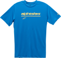 ALPINESTARS Tech Line Up Performance T-Shirt - Bright Blue - XL