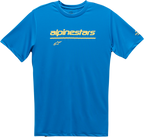 ALPINESTARS Tech Line Up Performance T-Shirt - Bright Blue - XL