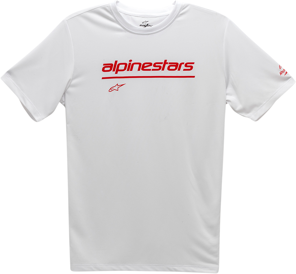 ALPINESTARS Tech Line Up Performance T-Shirt - White - XL