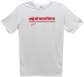 ALPINESTARS Tech Line Up Performance T-Shirt - White - XL