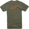 ALPINESTARS Ageless T-Shirt - Military/Orange - 2XL