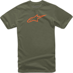 ALPINESTARS Ageless T-Shirt - Military/Orange - 2XL