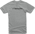 ALPINESTARS Linear Combo T-Shirt - Heather Gray/Black - XL