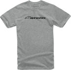 ALPINESTARS Linear Combo T-Shirt - Heather Gray/Black - XL
