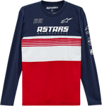 ALPINESTARS Turbo Long-Sleeve T-Shirt - Navy/Red - XL