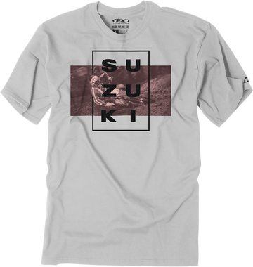 Factory Effex Tee Suzuki Rider - Gray