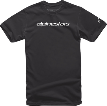 ALPINESTARS Linear Wordmark T-Shirt - Black/Gray - 2XL