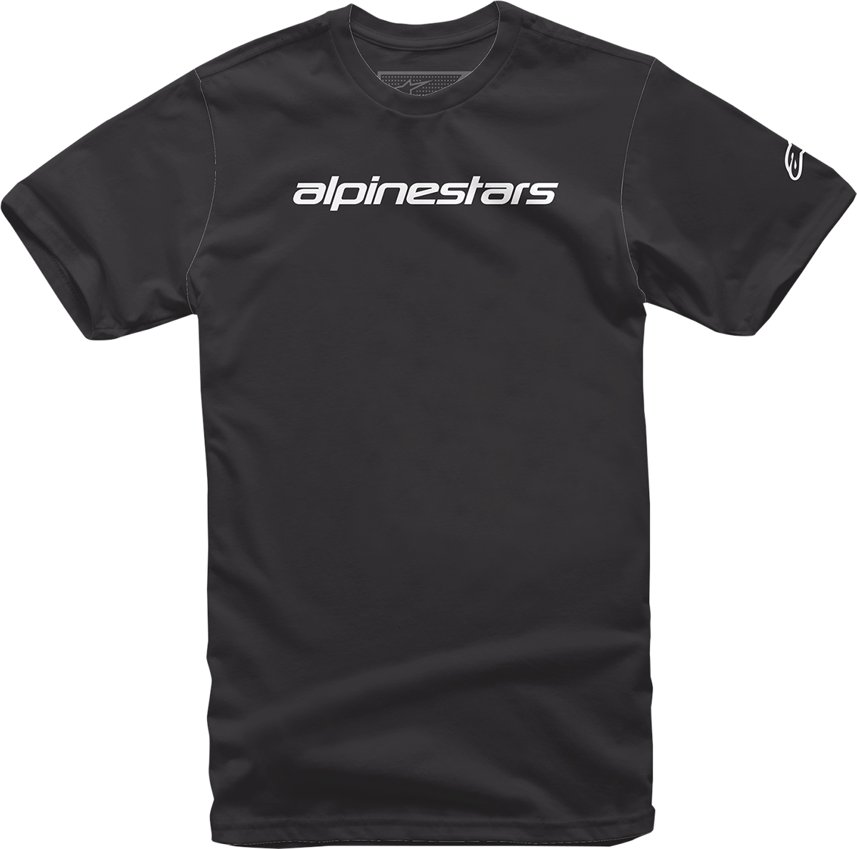 ALPINESTARS Linear Wordmark T-Shirt - Black/Gray - 2XL