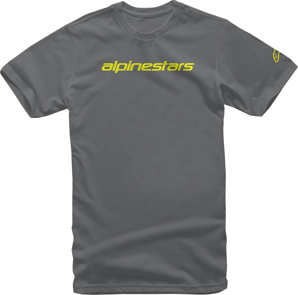 ALPINESTARS Linear Wordmark T-Shirt - Military/Black - Medium