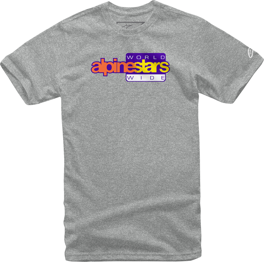 Alpinestars World Wide Again T-Shirt - Heather Gray