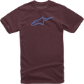 ALPINESTARS Ageless T-Shirt - Maroon/Blue - 2XL