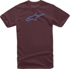ALPINESTARS Ageless T-Shirt - Maroon/Blue - 2XL