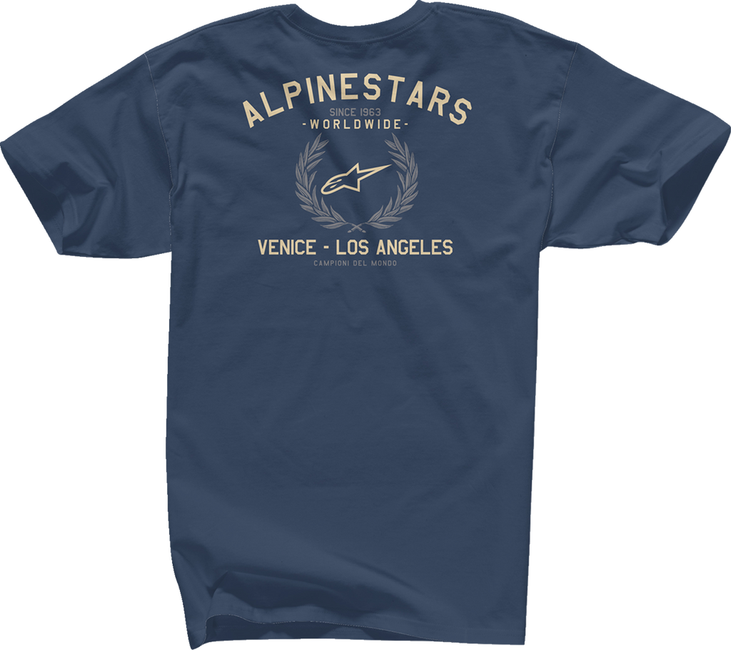ALPINESTARS Wreath T-Shirt - Navy - Large