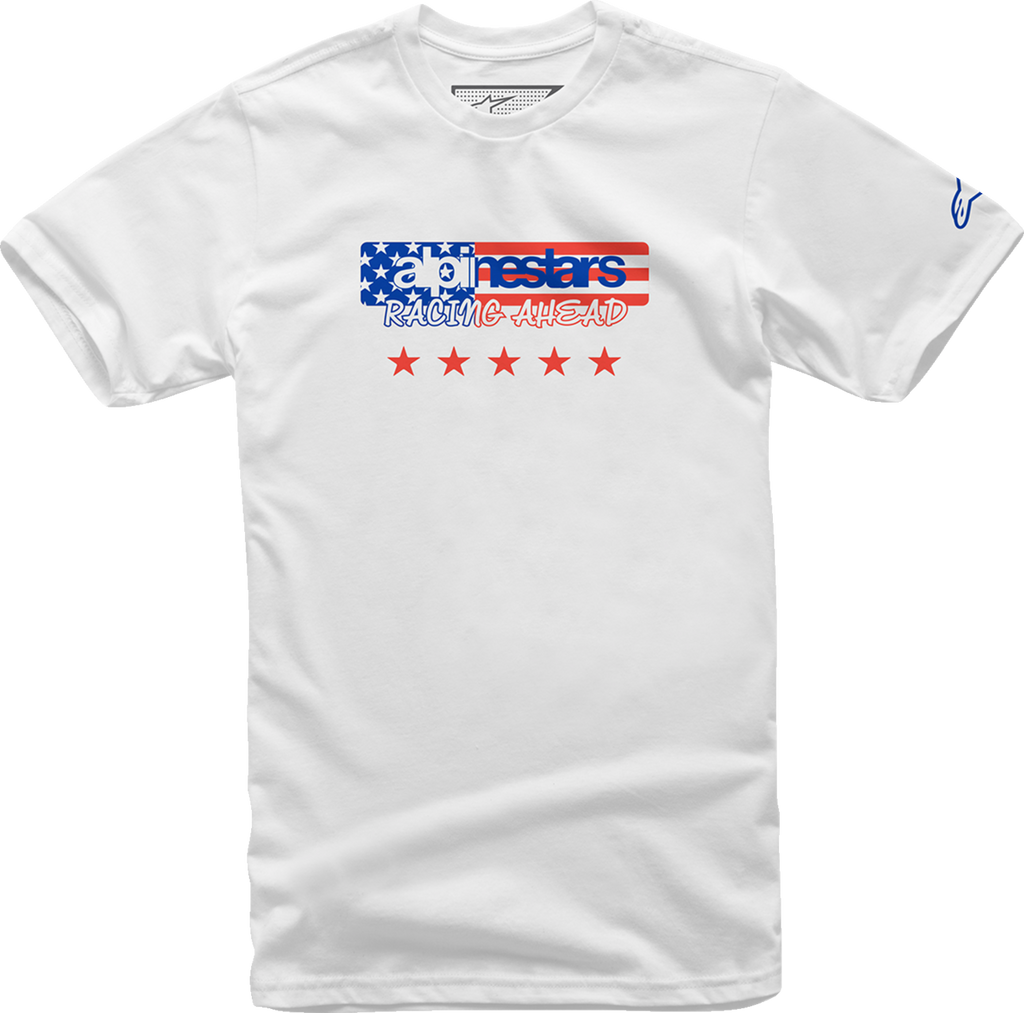 ALPINESTARS USA Again T-Shirt - White - Medium