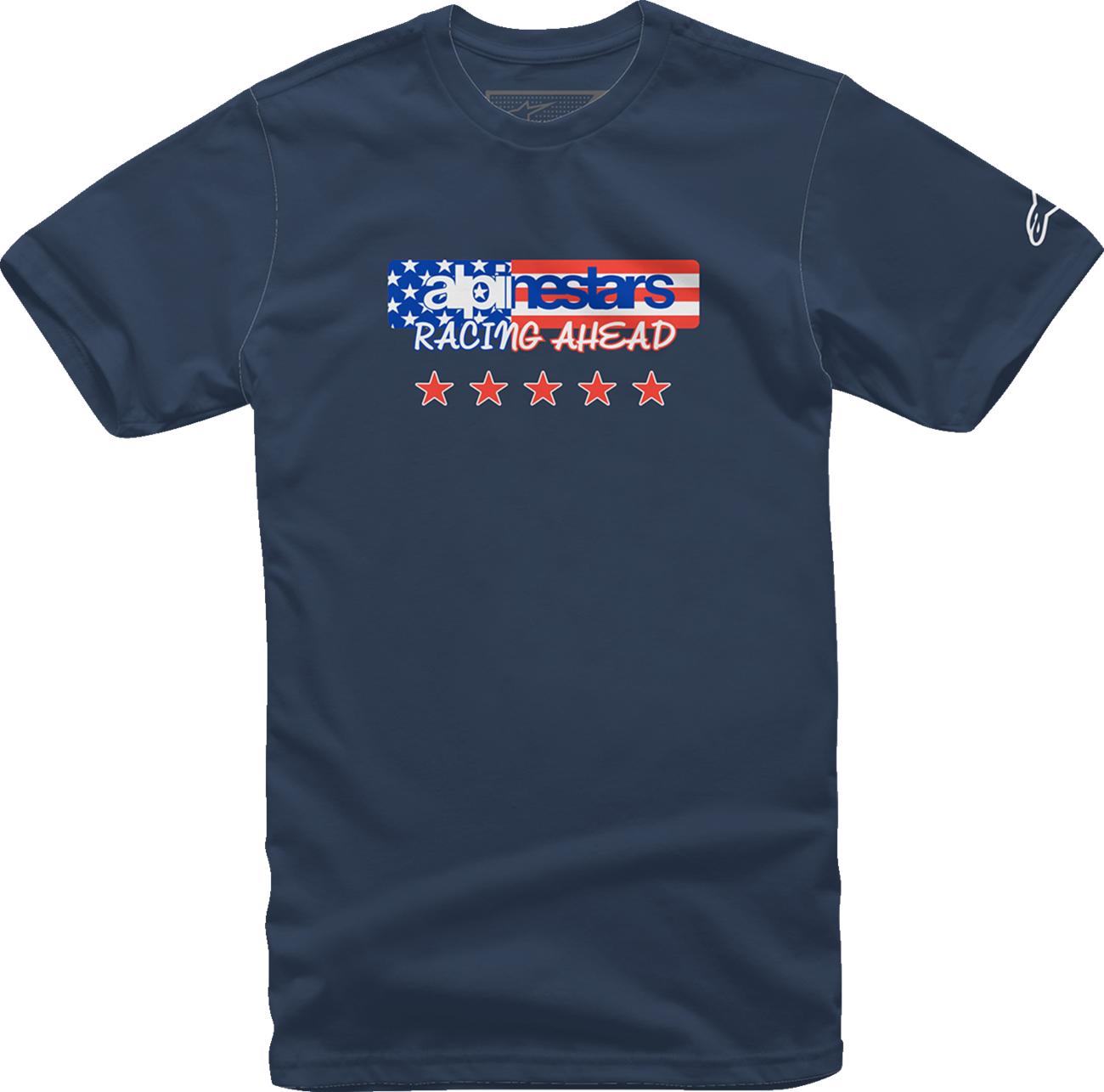 ALPINESTARS USA Again T-Shirt - Navy - Large