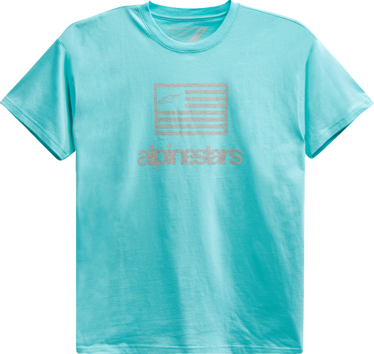 ALPINESTARS Flag T-Shirt - Light Aqua - Medium