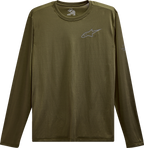 ALPINESTARS Pursue Performance Long-Sleeve T-Shirt - Military Green - Medium