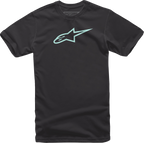 ALPINESTARS Ageless T-Shirt - Black/Mint - Medium